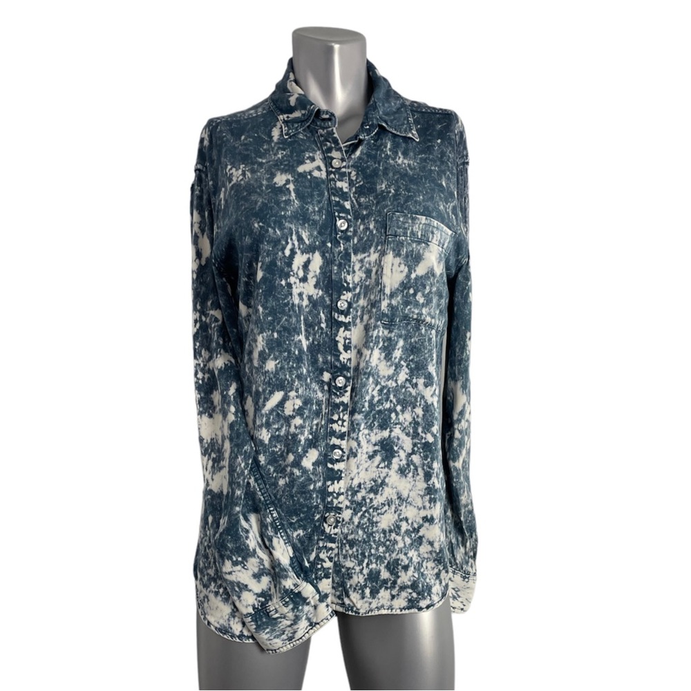 BYCORPUS LONG SLEEVED BUTTON DOWN DISTRESSED LOOKING SHIRT SALL Size S